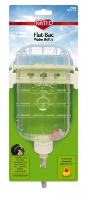 Kaytee Pet Flat-Bac Water Bottle 16oz for Small Animals (Free Shipping)