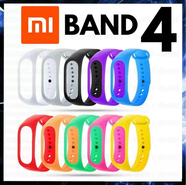 Cinturino Per Xiaomi Mi Band 4 Bracciale Smart Watch In Tpu Strap Miband Band4