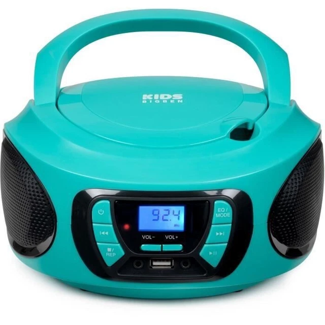 Lecteur radio cd portable BIGBEN INTERACTIVE usb bt bleu