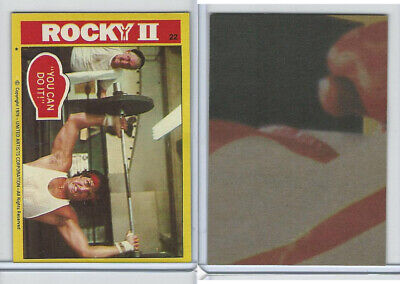 1979 Topps, Rocky II, #22 You Can Do It