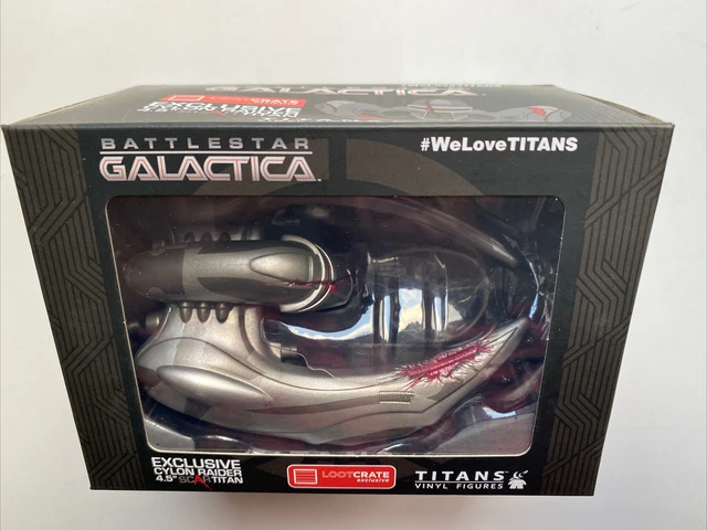 Space Rader Alien BATTLESTAR GALACTICA EXCLUSIVE Cylon Raider Alien Space Ship Figure New ...