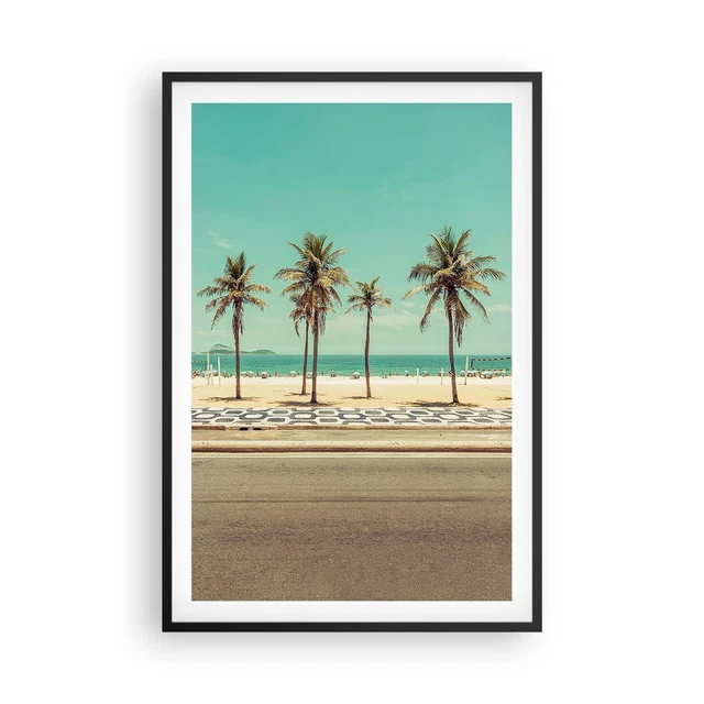 Tableau surf, mer et palmiers i | Leroy Merlin
