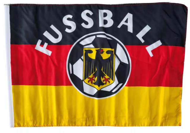 Deutschland Fussball Fahne Flagge ca. 30x45cm  EM 2024  WM Fanartikel NEU