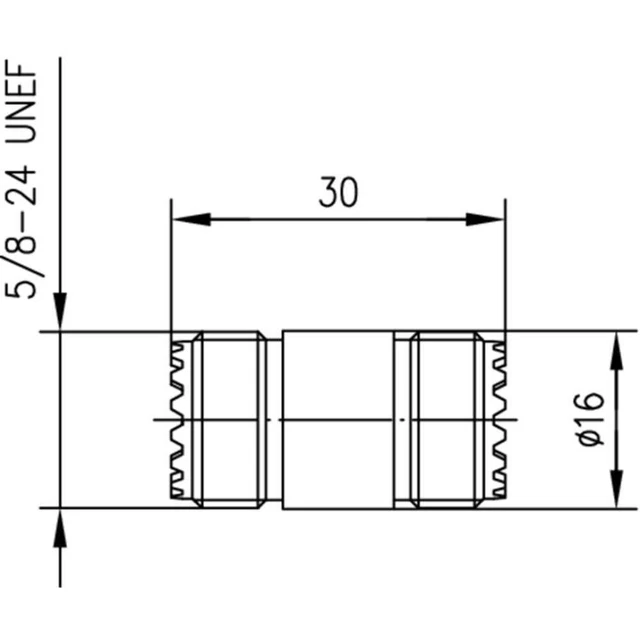 Telegärtner J01042A0637 Adattatore BNC Presa UHF - Presa UHF 1 pz. 2