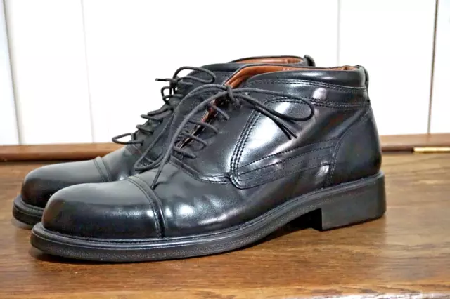 BECKETT B2 BLACK Boots Shoes Leather. Size 9 UK. Lace Up. Men's. Style ...