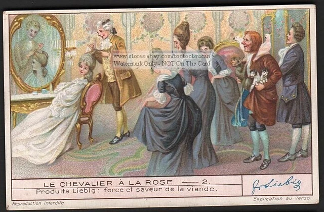 Le Chevalier A La Rose Strauss Opera 6 NICE 1930s Trade Ad Cards