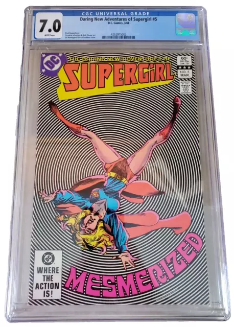 Daring New Adventures of Supergirl Issue #5 Comic Book. CGC Graded. DC 1983