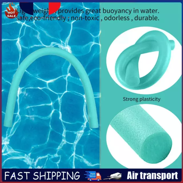 Solid Swimming Aid Foam Noodles Low Density & Strong Buoyancy (Green A) FR