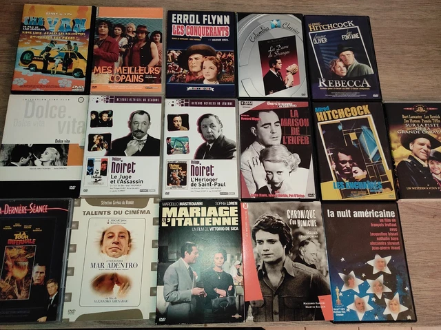 * JOLI LOT DE 16 DVD  DE FILMS CLASSIQUES, ANCIENS ( chronique d un homicide ..