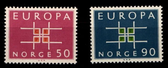 Norwegen 498-499 postfrisch CEPT #GZ411