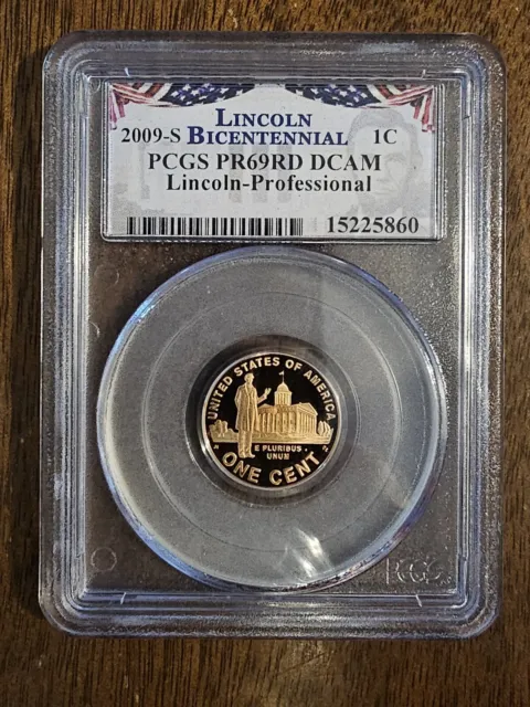 2009 S Bicentennial Lincoln Cent Professional Life Pcgs Pr69Rd Dcam Pr69 Red Rd