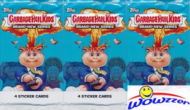 (3) 2012 Topps Garbage Pail Kids Series 1 Factory Sealed Foil Packs! Vintage!