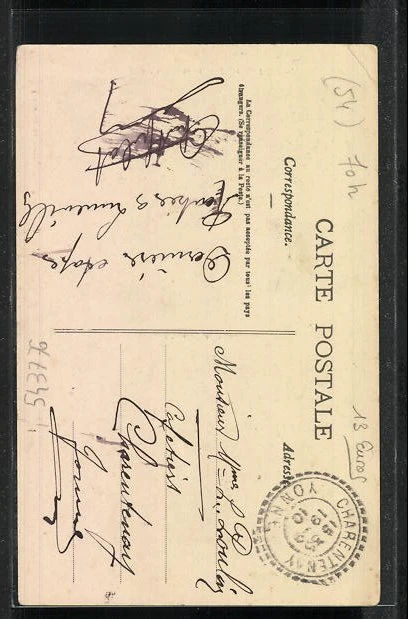 CPA Lorey, La Route et le Pont de l´Euron 1910 2