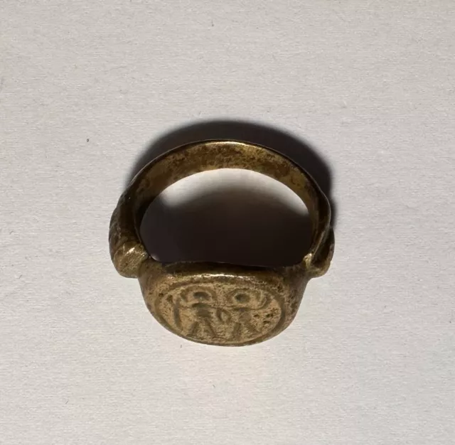 Cyril and Methodius 9th century Byzantine  Bronze Ring,   20mm