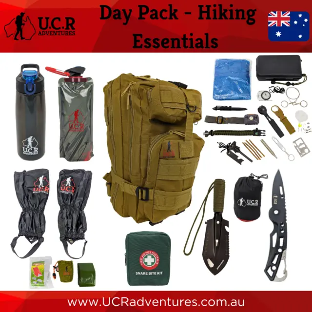 Ultimate Beginner's Hiking Bundle: Day Pack - Camping - Exploring
