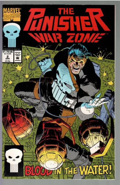 Punisher War Zone #2 1992 VF Chuck Dixon (W) John Romita Jr. (CVR) Marvel