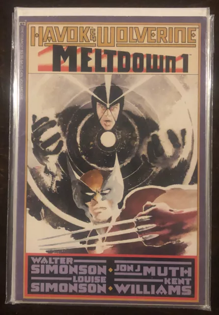 Havok & Wolverine: Meltdown #1 VF/NM 9.0 PRESTIGE FORMAT MARVEL COMICS