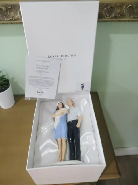 Prince George-A Royal Birth ROYAL Doulton figures Exquisite Fine Bone China 2782