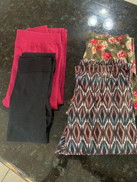 Bottoms - Lot of 4 Girls Tight- Leggings Mossimo Belle Du Jour Assorted Sizes