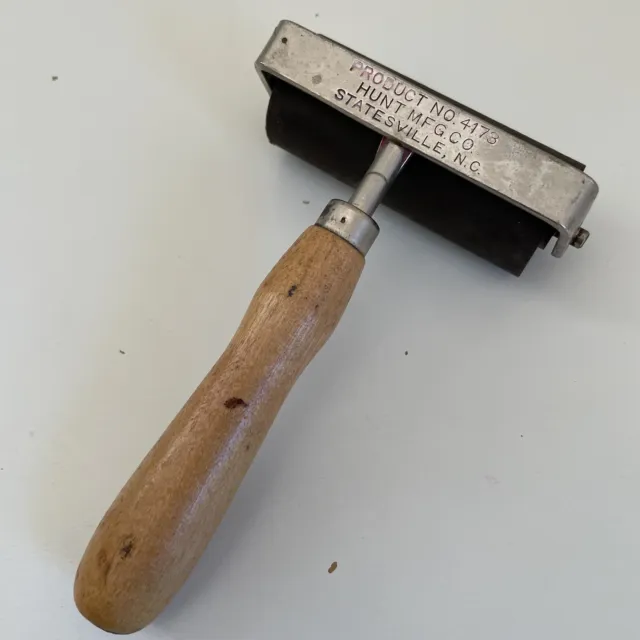 Vintage Speedball Brayer for Block Printing Roller No. 49 with