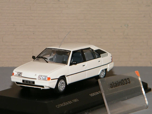 CITROËN BX 16 TRS 1983 BLANCHE ODEON 1/43 Réf 074