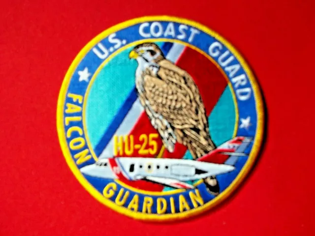 United States Coast Guard (USCG) patch "Falcon Guardian HU-25" 4-1/2 in #998