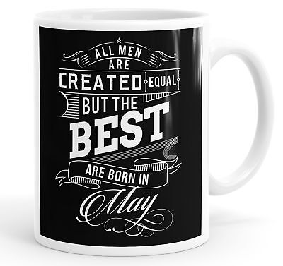 Tutti gli uomini ha creato la migliore nascono in MAGGIO compleanno divertente tazza tè caffè