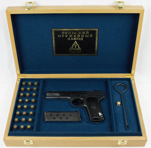 Custom Leather Presentation Display Case Box With Colt 1911 Government Label – Black & Gold