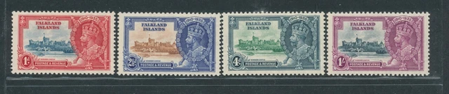 1935 Falkland Islands - STANLEY Gibbons 139/142 Silver Jubilee, 4 Werte, MNH