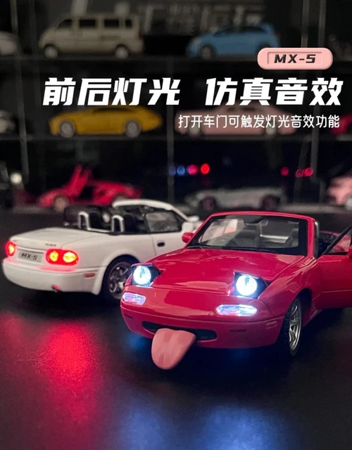 Ed 1/32 Mazda MX-5 In Miniatura Pressofusa Mx5 Roadster Modello Di Auto Giocattolo Con Suono E Luce~p153498311 Ed 1/32 Mazda MX-5 In Miniatura Pressofusa Mx5 Roadster Modello Di Auto Giocattolo Con Suono E Luce~p153498311