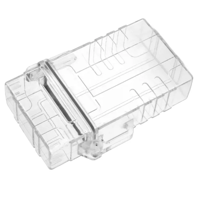 (Transparent)Cigarette Case Lightweight Plastic Cigarette Box Holder 20