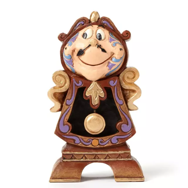Disney Traditions Cogsworth Figurine by Jim Shore - Beauty and the Beast