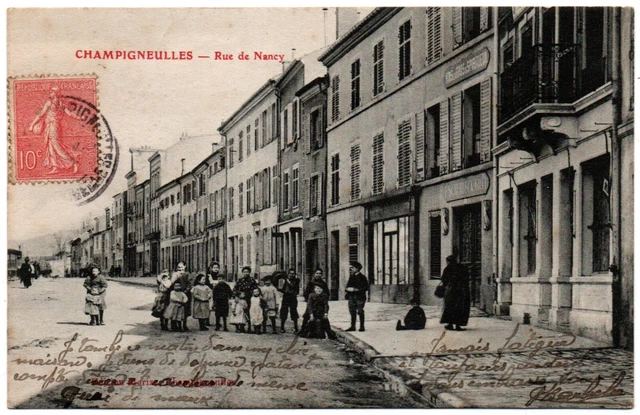 CPA 54 - MUSHROOMS (Meurthe and Moselle) - Rue de Nancy (animated)