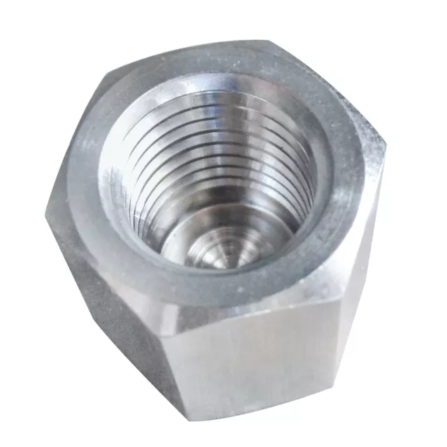 HFS(R) End Cap 1/2" Npt Female - Stainless Steel 304 Pipe Fitting Hex Head