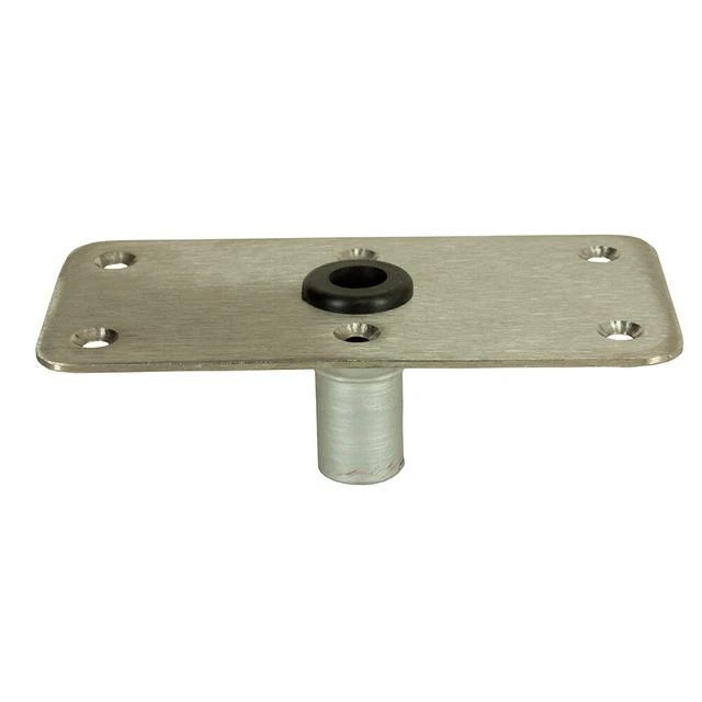 Springfield Rectangular Base 4 in x 8 in Stainless Steel Standard