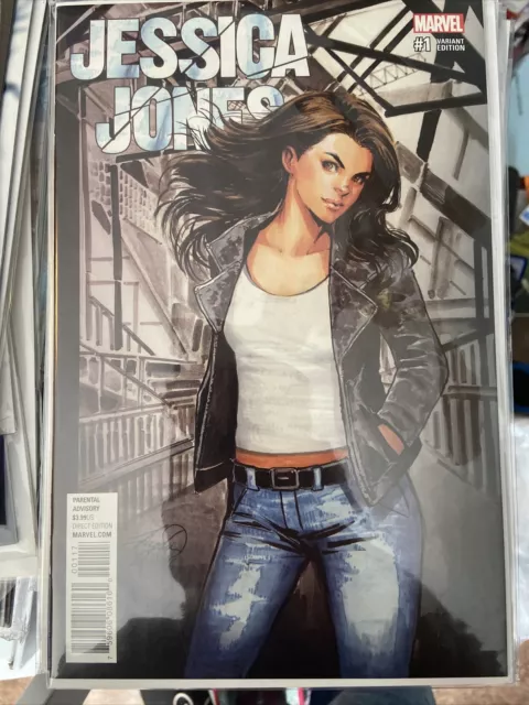Jessica Jones #1 Siya Oum Variant Cover (2016) Marvel Comics