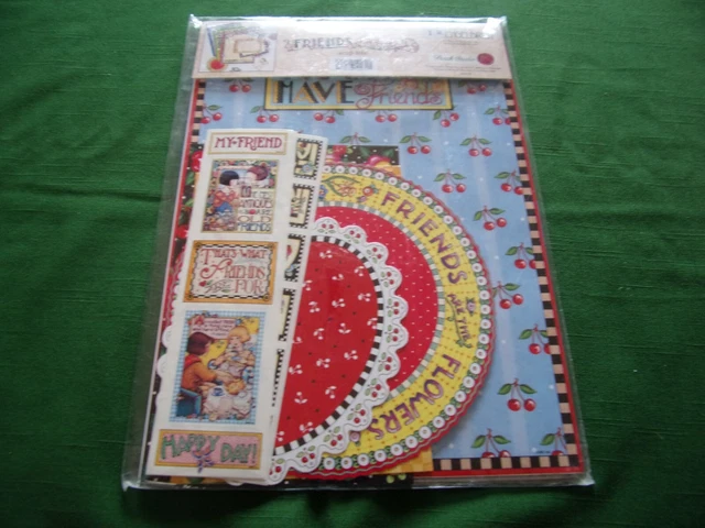 Nuevo Kit De Álbum De Recortes Mary Engelbreit Friends Probado Y Verdadero