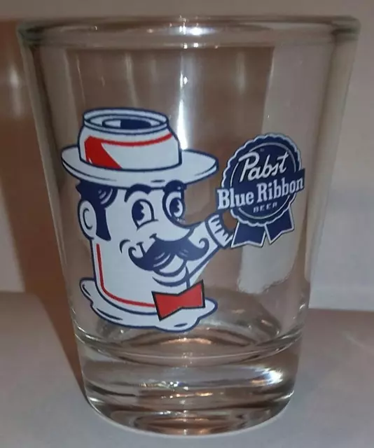 A Charming Pabst Beer  1  1/2 oz. Shot Glass # 3