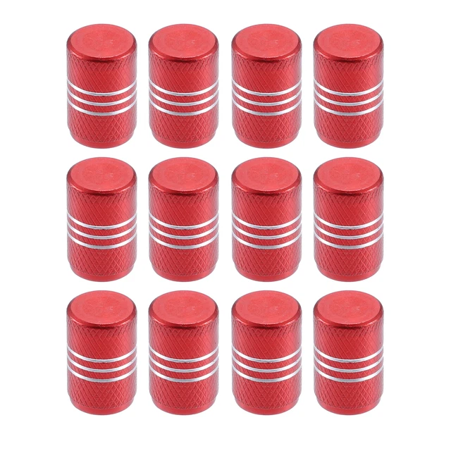 12 Pcs Voiture Pneu Vanne Poussière Capuchonuchons Roue Vannes Antipoussière