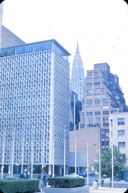 ONYC Original Slide - 1960's New York City Downtown The Chrysler Building  #67