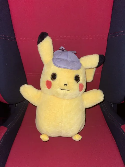 Pokemon Detective Pikachu Plush Stuffed Doll Toy 16 “ NEW