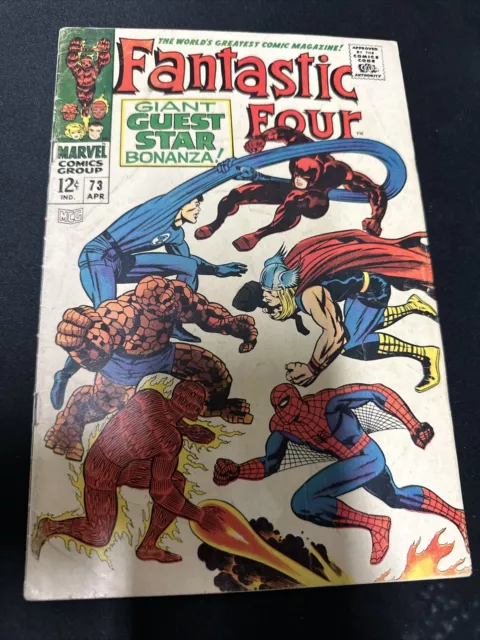 Fantastic Four  73  Silver Age  VG   1968   See Pics