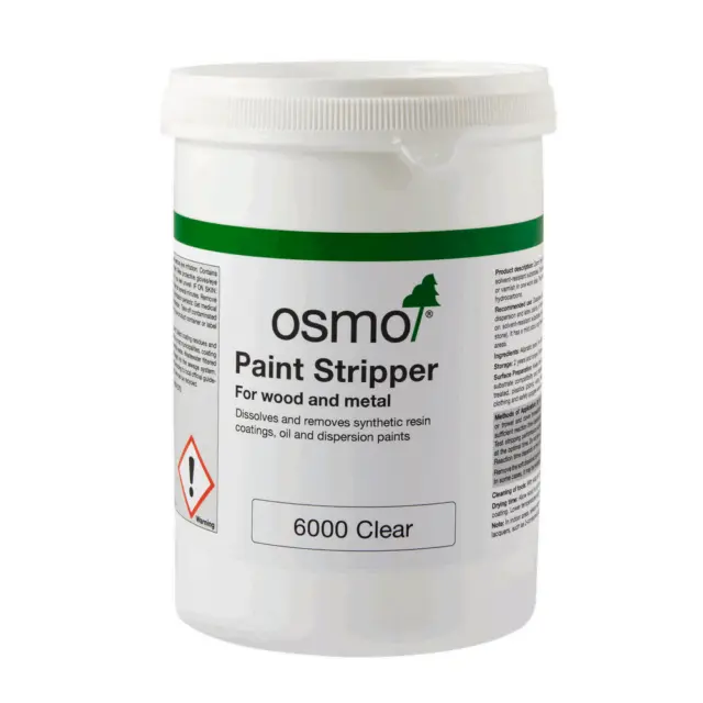 Osmo Paint Stripper - Removes Paint & Oil from Wood & Metal - 1 Litre - Free P&P