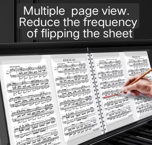 A4 Size Sheet Music Folders, 40pages