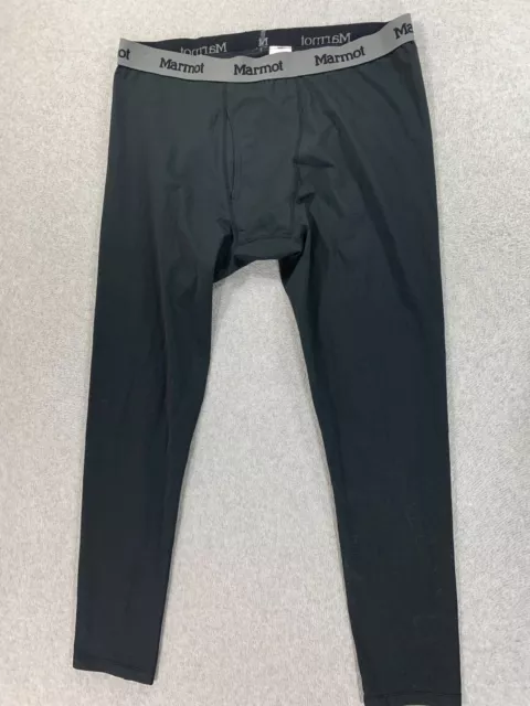 Marmot Midweight Base Layer Bottoms Pants (Men's XL) Black