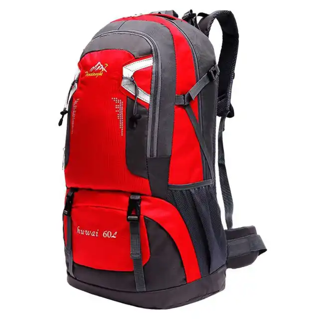 Sac à  Dos 60L Camping Ethance de Randonnee Trekking Voyage Alpinisme 600DRoug