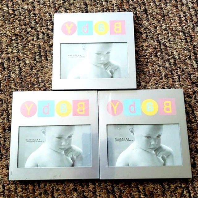 NOS Baby Photo Frames (Lot of 3)