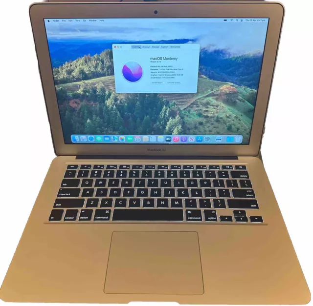 Apple MacBook Air 2017 Laptop i5-5350U @1.80GHz 8GB RAM 128GB SSD (no charger)