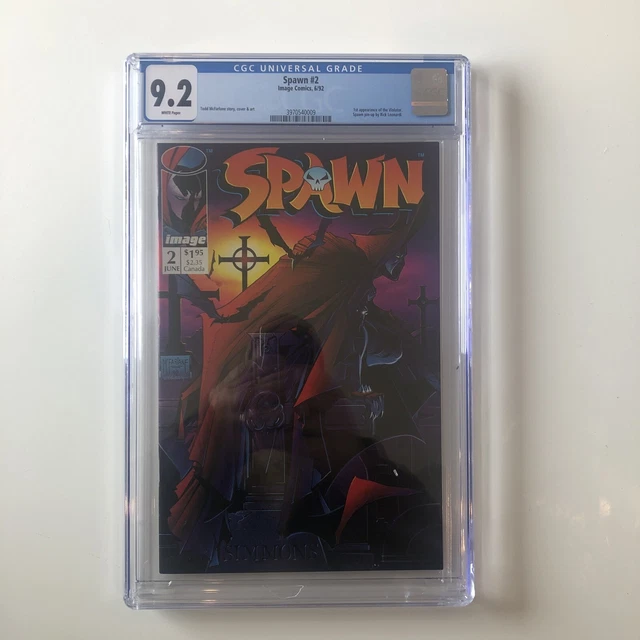 Spawn #2 CGC 9.2 Todd McFarlane 1st Appearance Of The Violator 1992