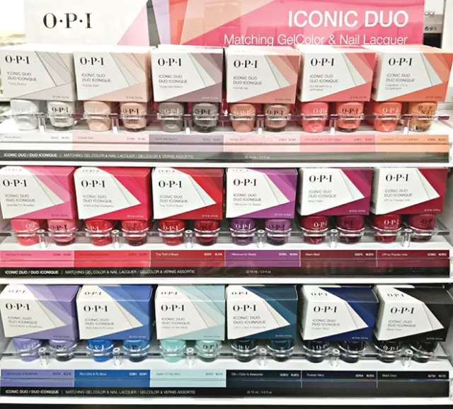 OPI Iconic Duo PICK YOUR DUO SET GelColor + Nail Lacquer Matching Duo .5oz